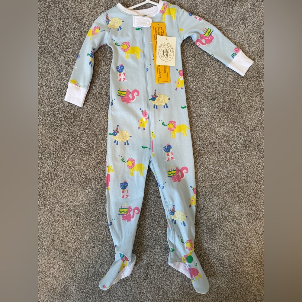 Beaufort Bonnet Animal Print Night Footed Pajamas